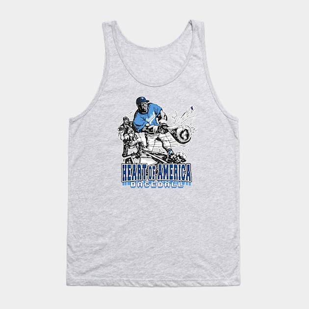 Heart of America Big Stick Baseball Tank Top by MudgeSportswear